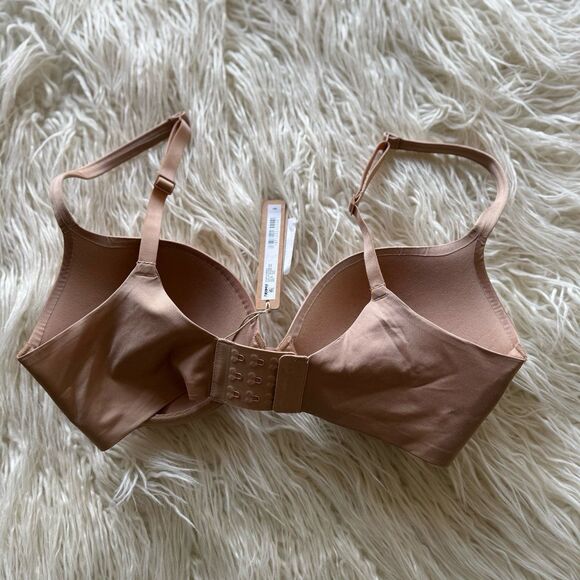 Skims Ultimate Push up Plunge Bra Clay Size 32DD - Picture 5 of 8